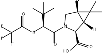(1R,2S,5S)-3-((S)-3,3-二甲基-2-(2,2,2-三氟乙酰胺基)丁?；?-6,6-二甲基-3-氮雜雙環(huán)[3.1.0]己烷 -2-羧酸